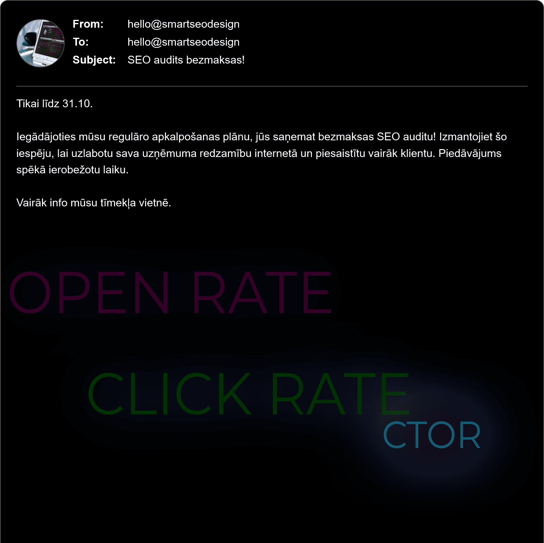 E-pasta mārketings - Smart SEO Design