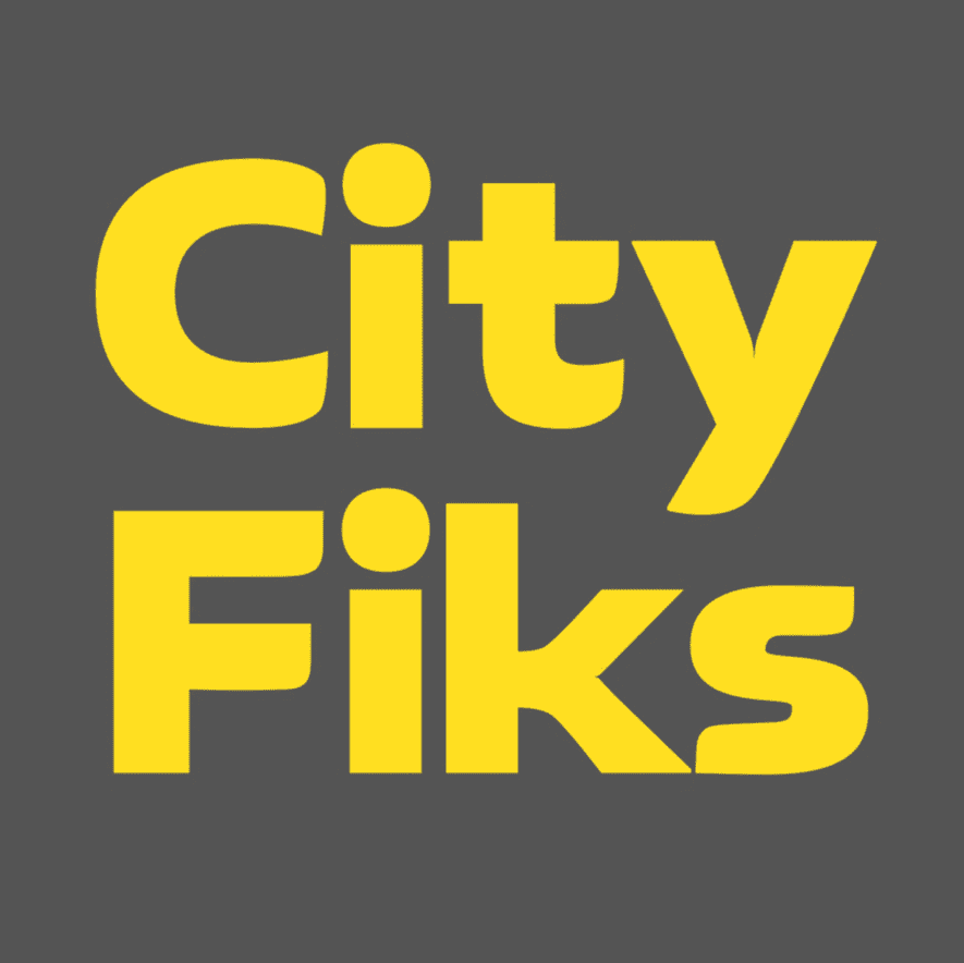 Zīmola identitātes izstrāde un zīmolvedība CityFiks logo izstrāde - Smart SEO Design